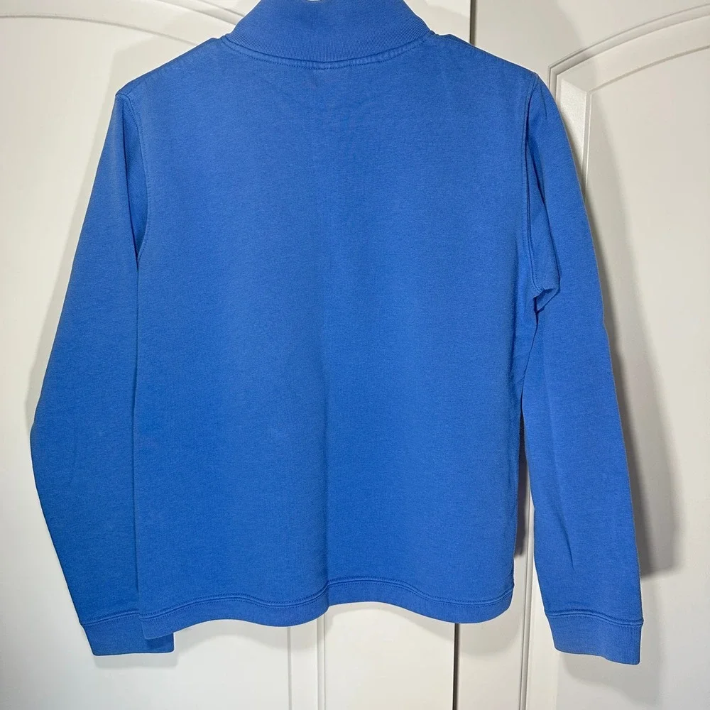 Nike Quarter Zip Sweatshirt Womens‎ Medium Blue Fleece Pullover Vintage Y2K